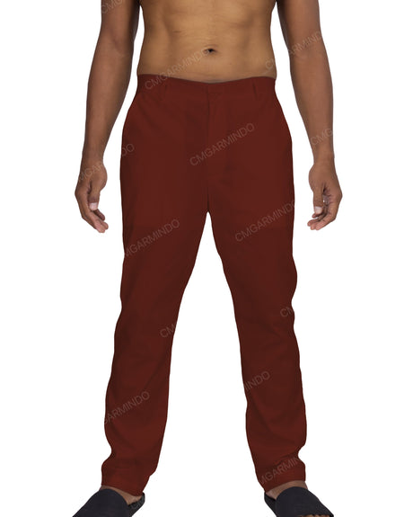 Slim Elastic Back Pants