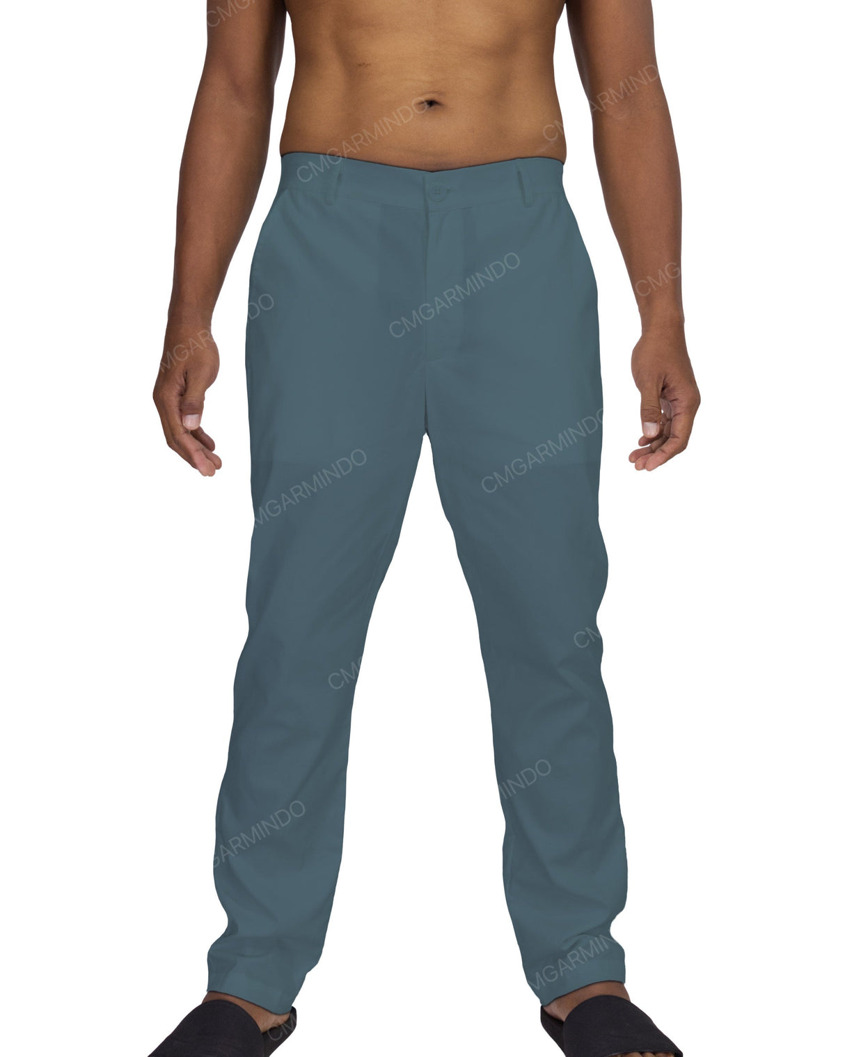 Slim Elastic Back Pants