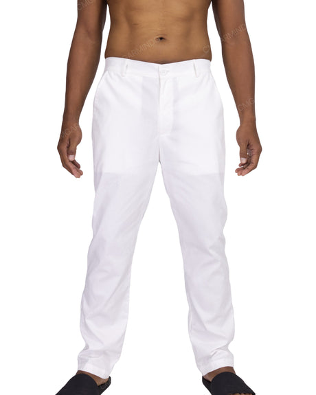 Slim Elastic Back Pants