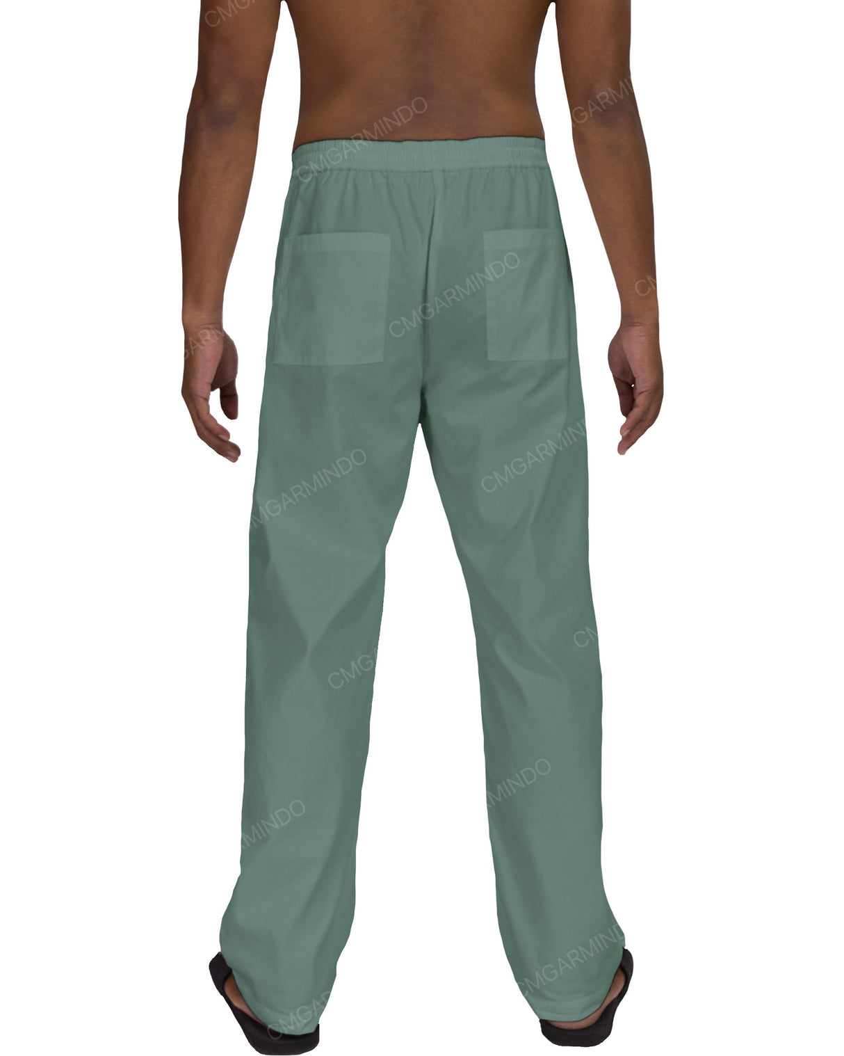 Relaxed Elastic Waist Pants