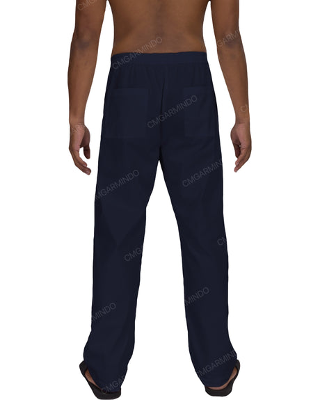 Relaxed Elastic Waist Pants