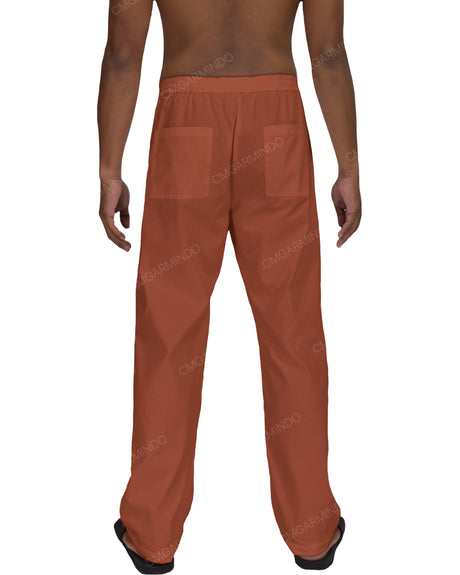 Relaxed Elastic Waist Pants