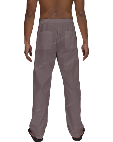 Relaxed Elastic Waist Pants