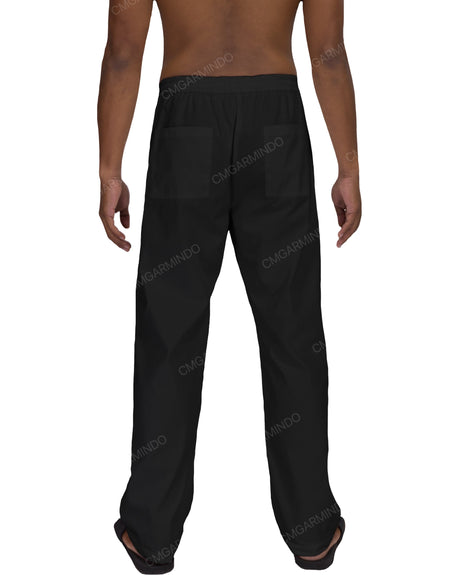 Relaxed Elastic Waist Pants