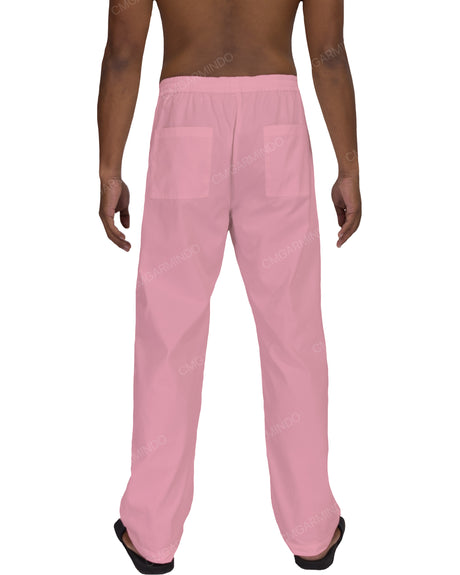 Relaxed Elastic Waist Pants