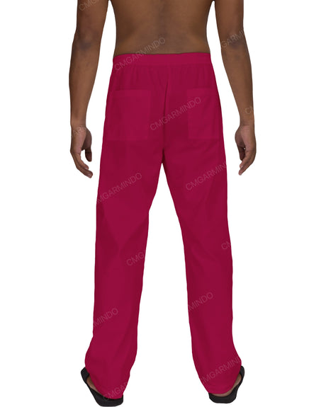 Relaxed Elastic Waist Pants
