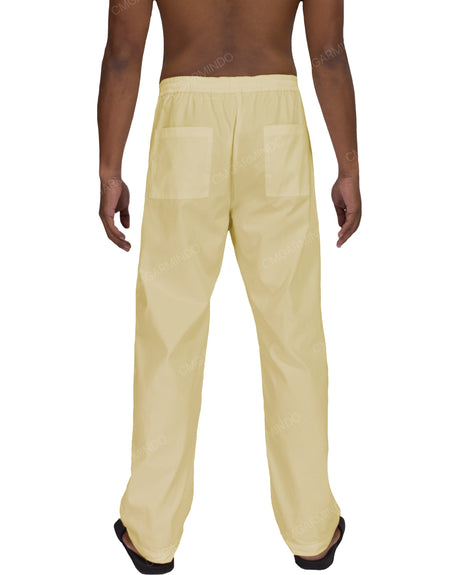 Relaxed Elastic Waist Pants