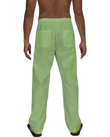 Relaxed Elastic Waist Pants