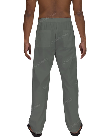 Relaxed Elastic Waist Pants