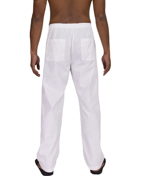 Relaxed Elastic Waist Pants