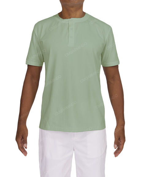 Short Sleeve Henley T-shirt