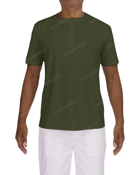 Short Sleeve Henley T-shirt