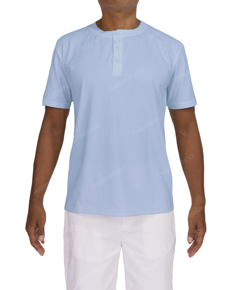 Short Sleeve Henley T-shirt