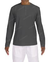 Long Sleeve Henley T-shirt