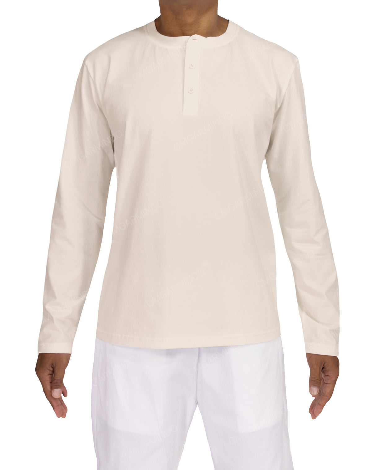 Long Sleeve Henley T-shirt