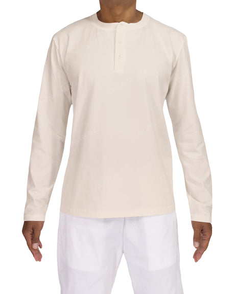 Long Sleeve Henley T-shirt