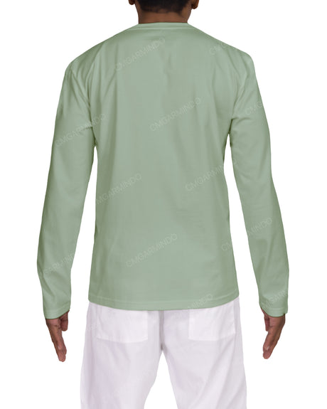 Long Sleeve Henley T-shirt