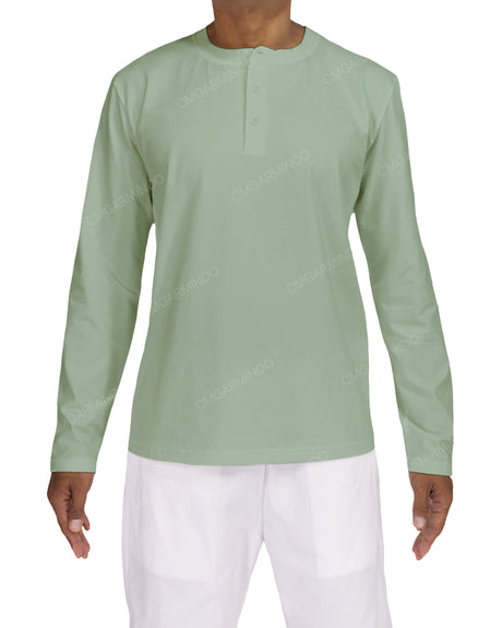 Long Sleeve Henley T-shirt