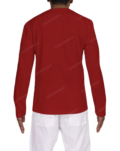 Long Sleeve Henley T-shirt
