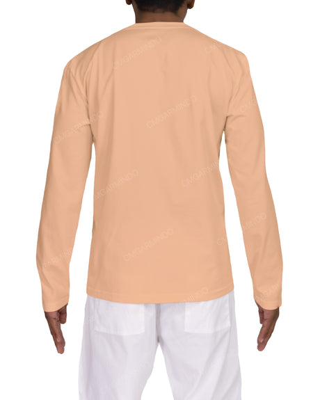 Long Sleeve Henley T-shirt