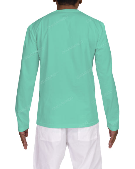 Long Sleeve Henley T-shirt