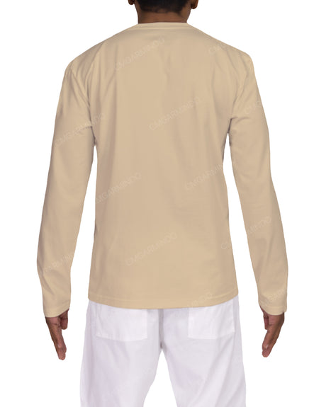 Long Sleeve Henley T-shirt