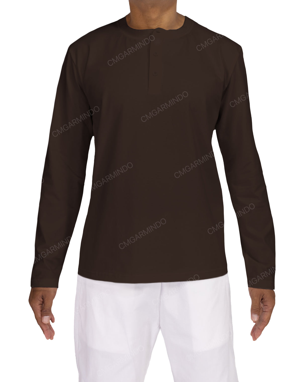 Long Sleeve Henley T-shirt