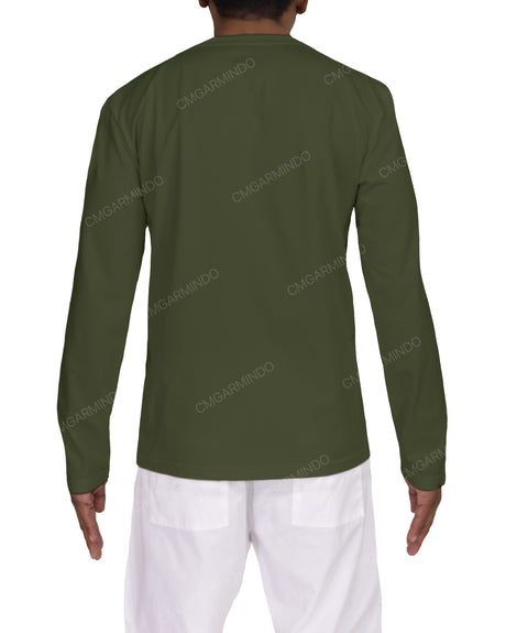 Long Sleeve Henley T-shirt