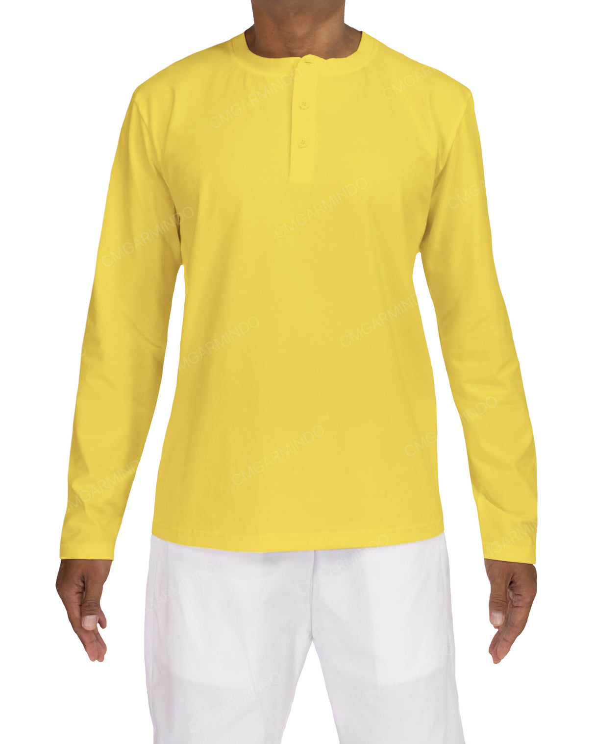Long Sleeve Henley T-shirt