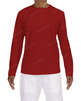 Long Sleeve Henley T-shirt