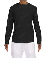 Long Sleeve Henley T-shirt