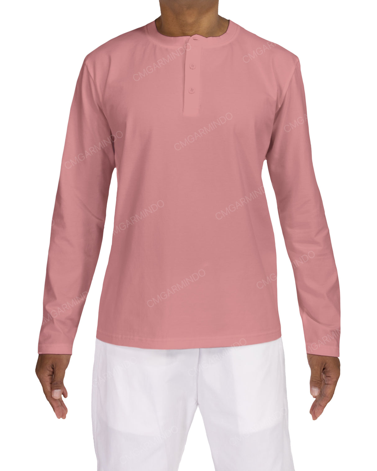 Long Sleeve Henley T-shirt