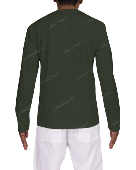 Long Sleeve Henley T-shirt