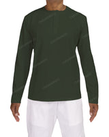 Long Sleeve Henley T-shirt