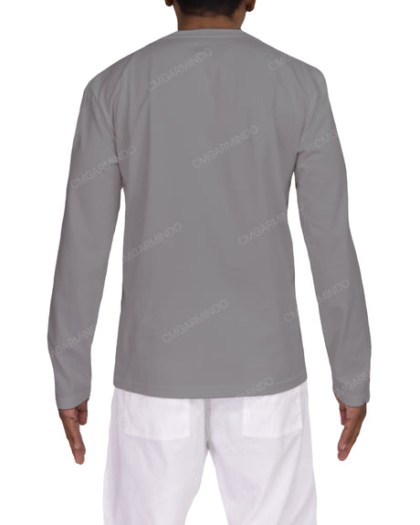 Long Sleeve Henley T-shirt