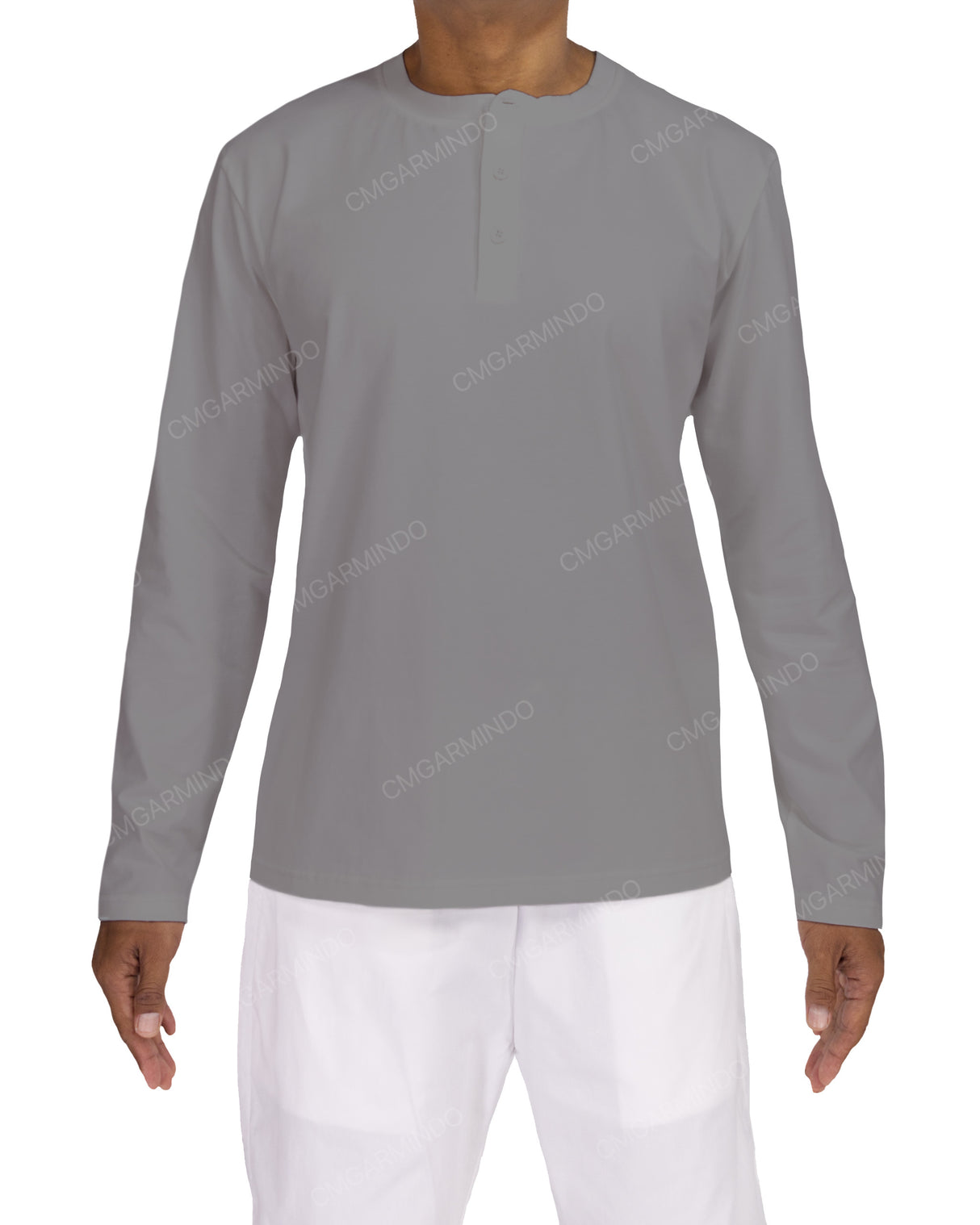 Long Sleeve Henley T-shirt