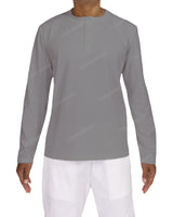 Long Sleeve Henley T-shirt