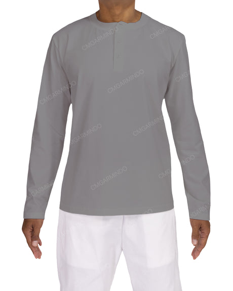 Long Sleeve Henley T-shirt