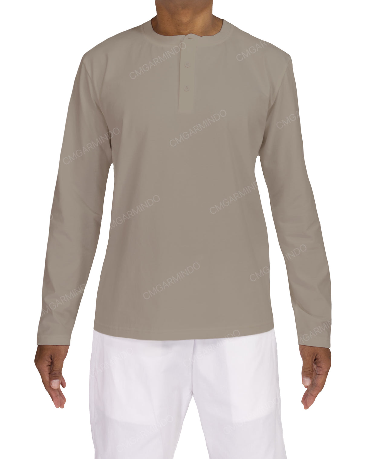 Long Sleeve Henley T-shirt