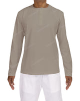 Long Sleeve Henley T-shirt