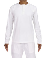 Long Sleeve Henley T-shirt