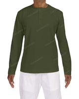 Long Sleeve Henley T-shirt