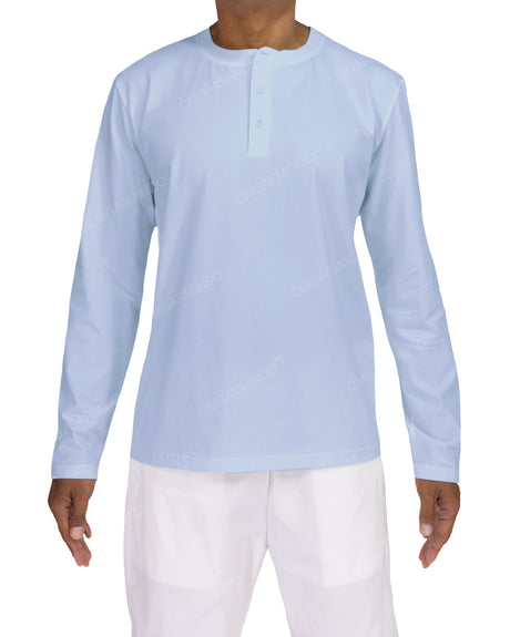 Long Sleeve Henley T-shirt