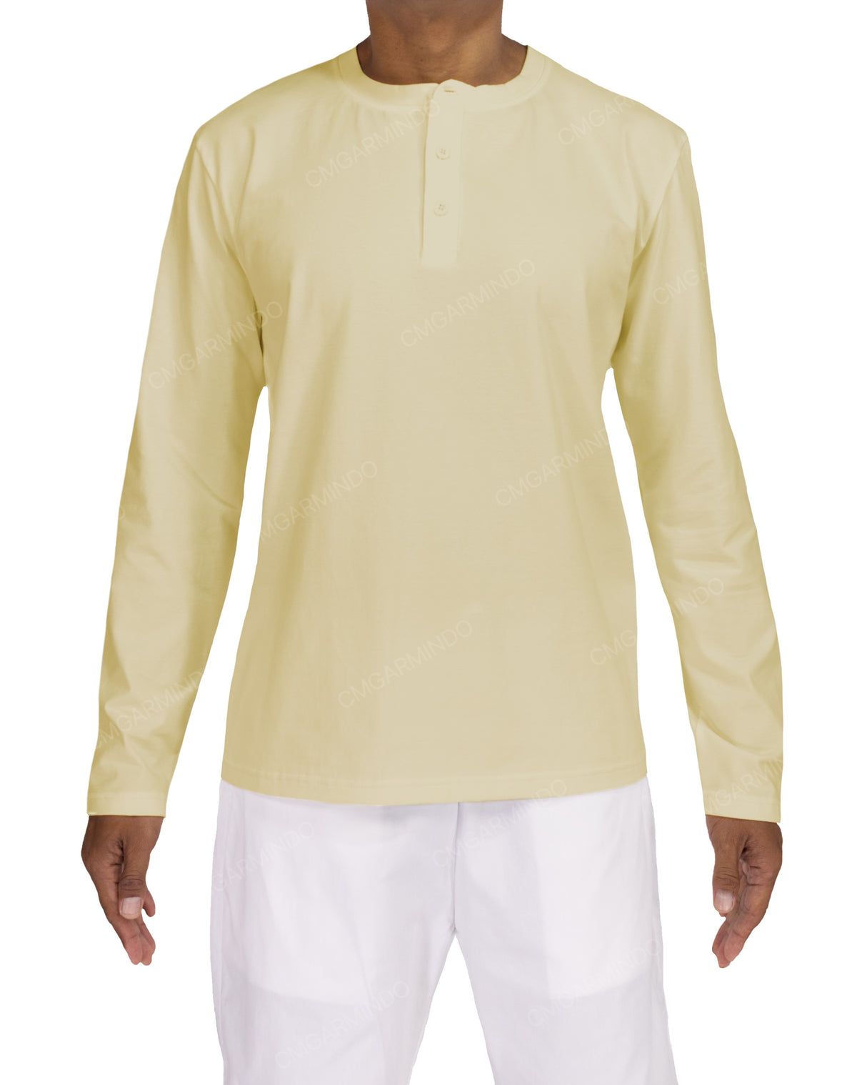 Long Sleeve Henley T-shirt