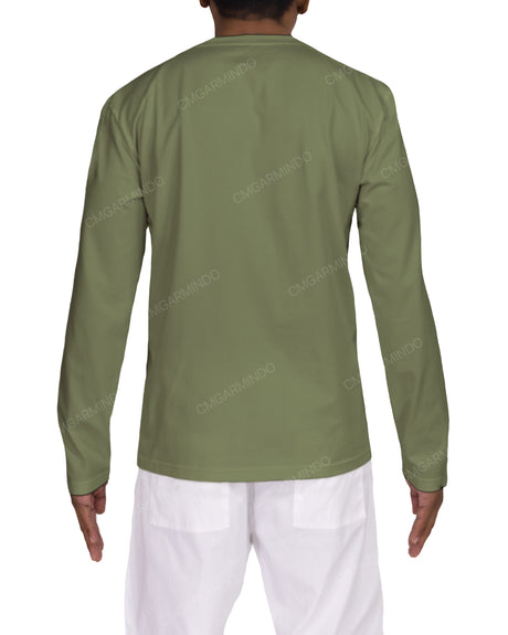 Long Sleeve Henley T-shirt