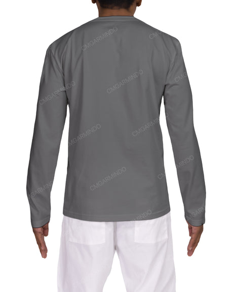Long Sleeve Henley T-shirt