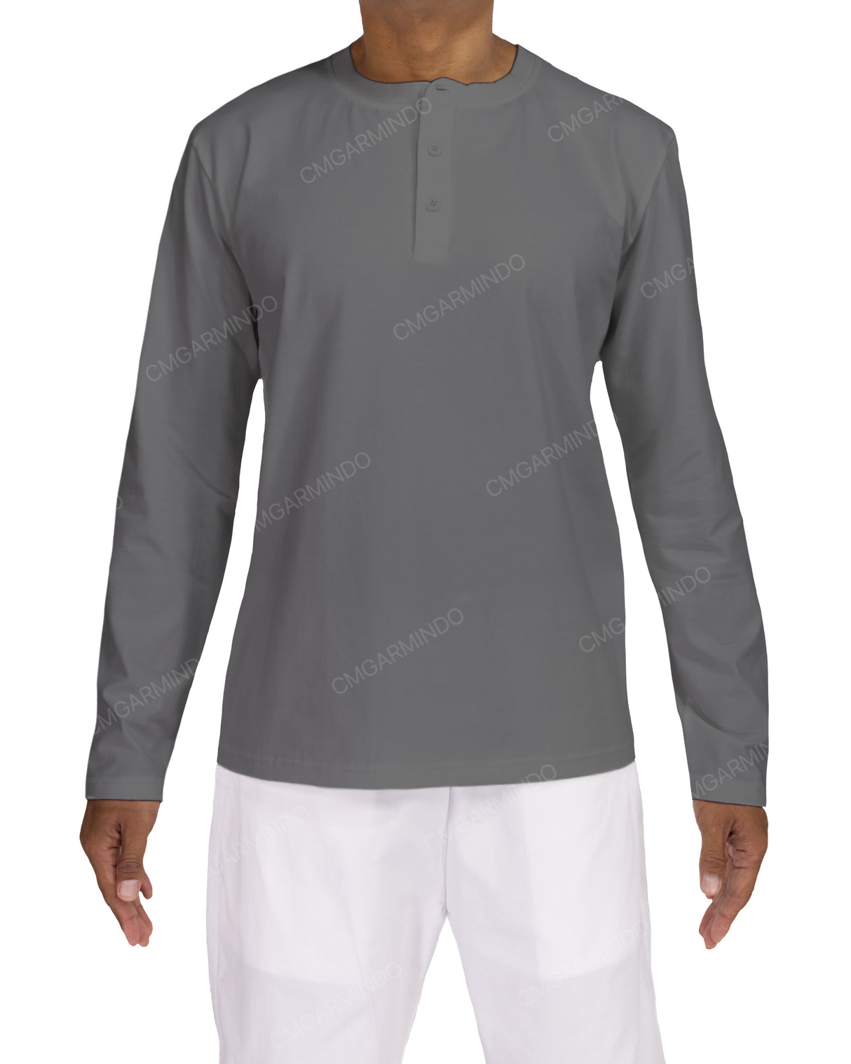 Long Sleeve Henley T-shirt