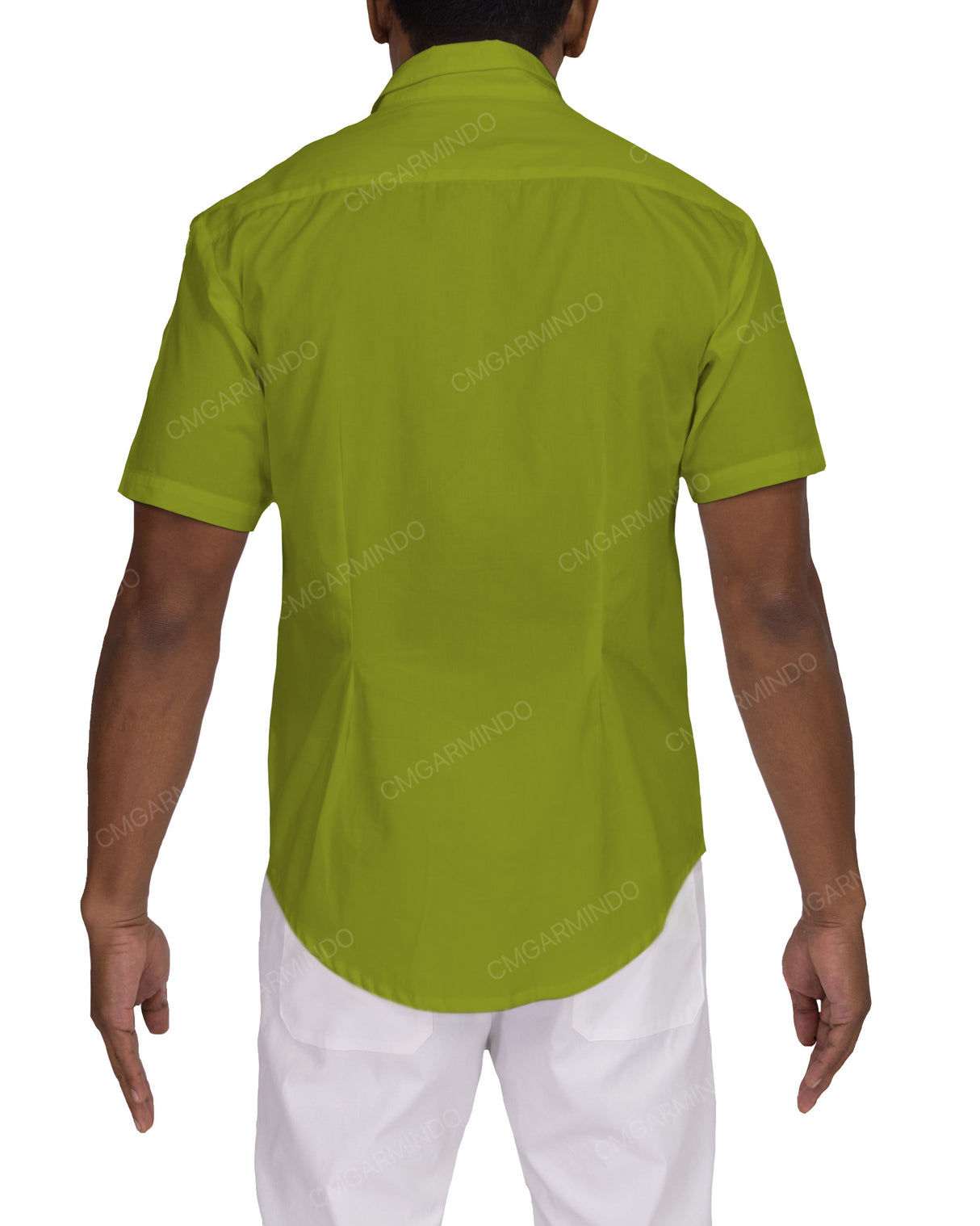 Fitted Short Sleeve Button Up Shirt