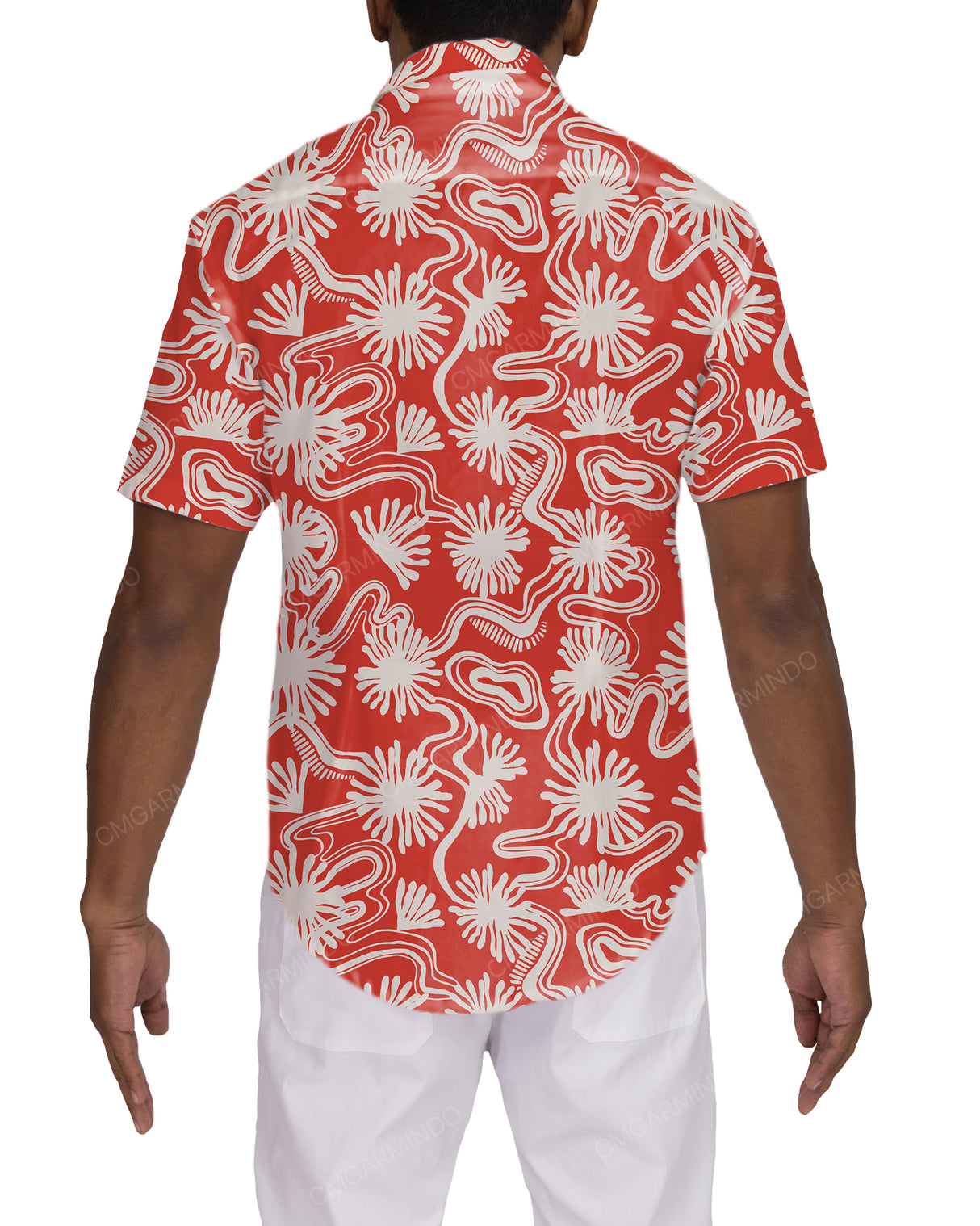 Fitted Short Sleeve Button Up Shirt