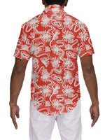 Fitted Short Sleeve Button Up Shirt